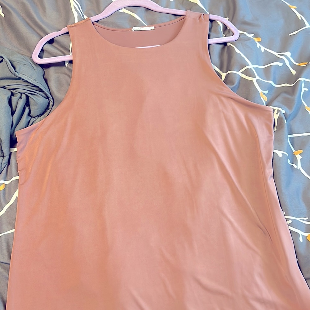 Blush tank top